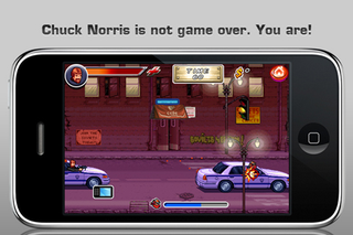 Illustration for article titled Chuck Norris Roundhouse Kicks Himself onto iPhone